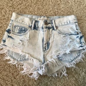 Bullhead high rise denim shorts from pacsun